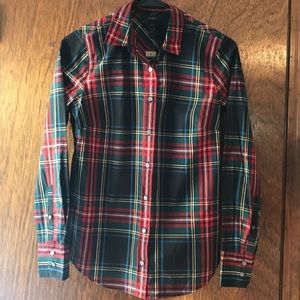 J.Crew Plaid Button Down